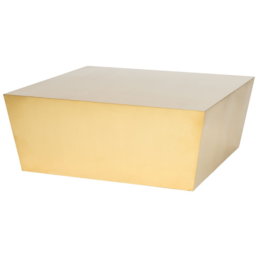 Nuevo HGSX258 CUBE COFFEE TABLE in GOLD